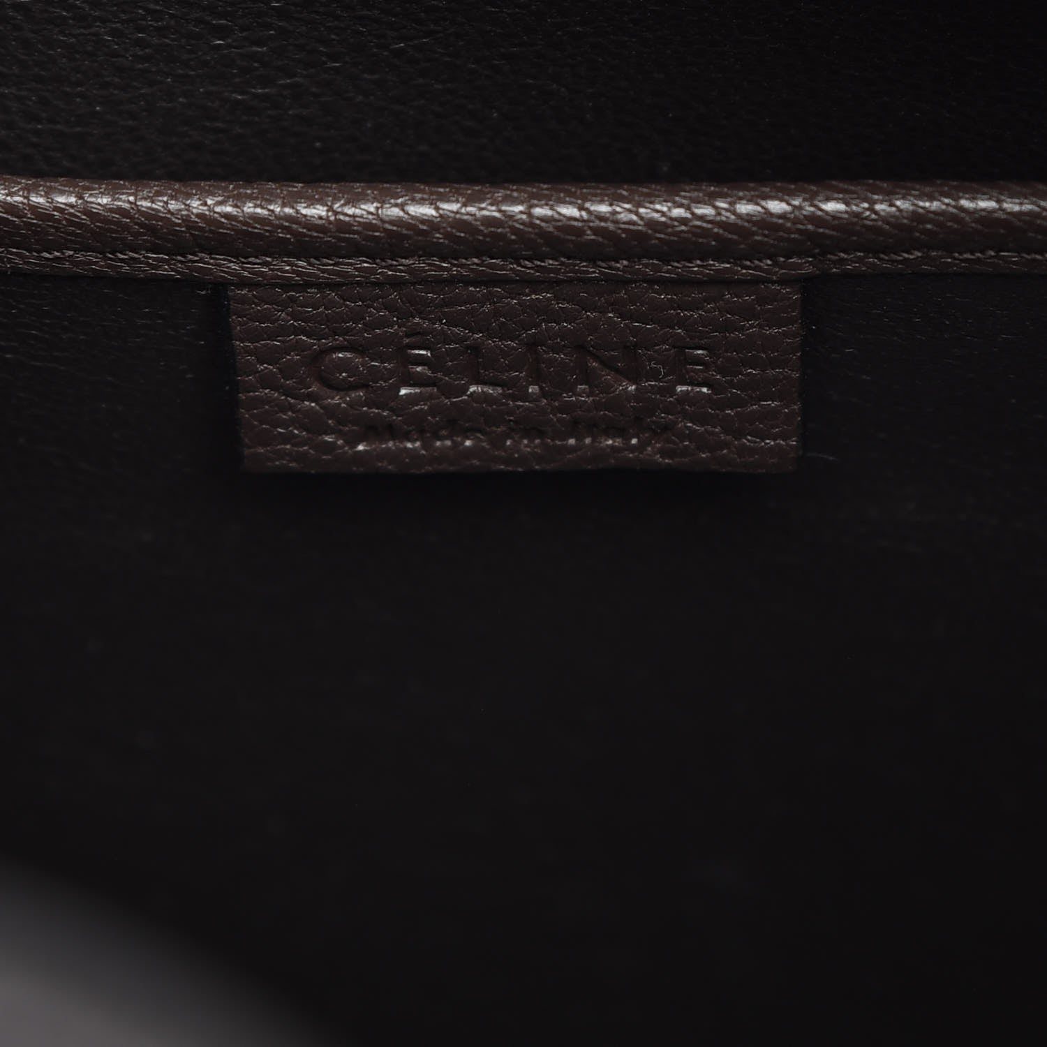 Celine Goatskin Nano Luggage Dark Taupe 7 of 10