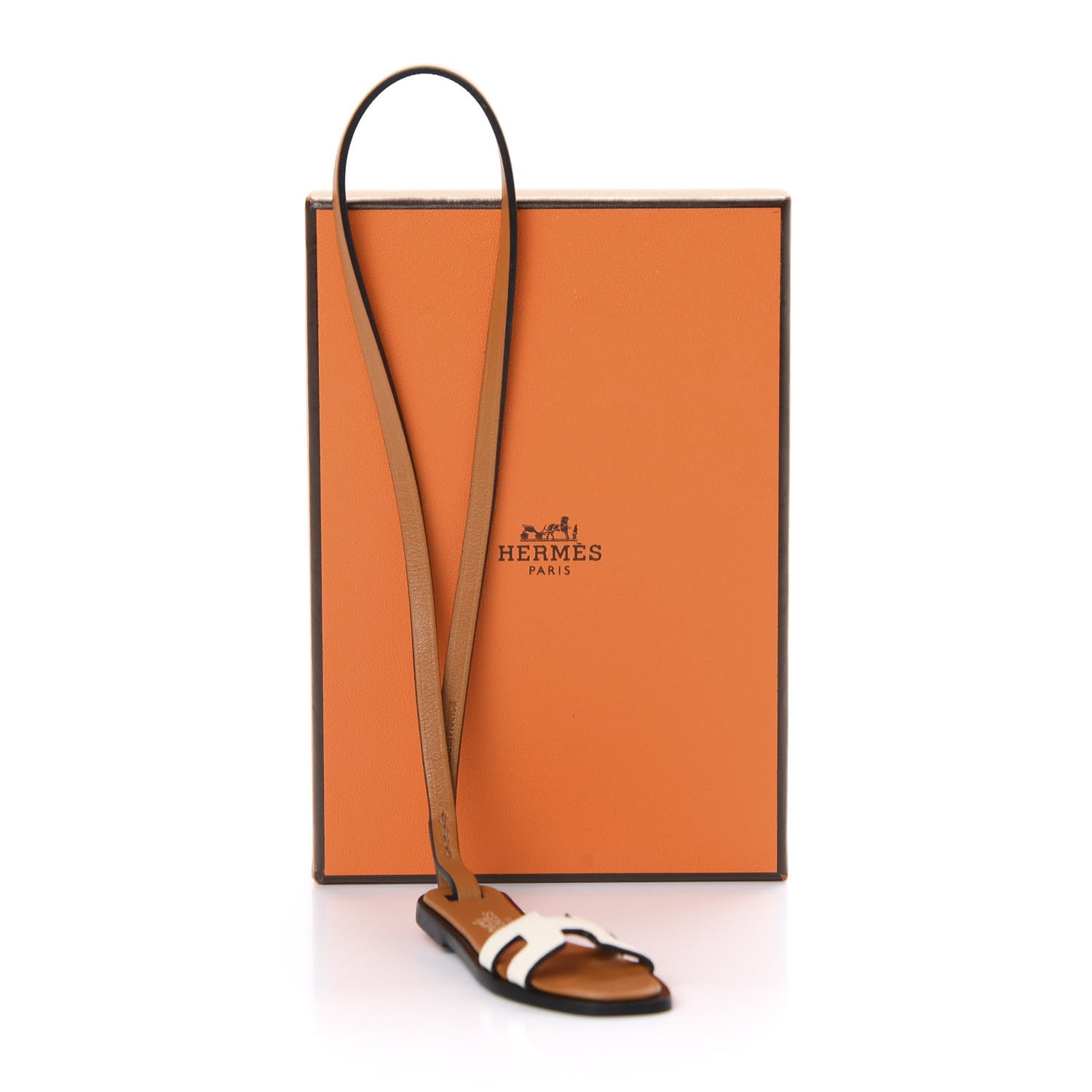 Hermes Epsom Butler Calfskin Hunter Oran Nano Bag Charm Nata 4 of 4