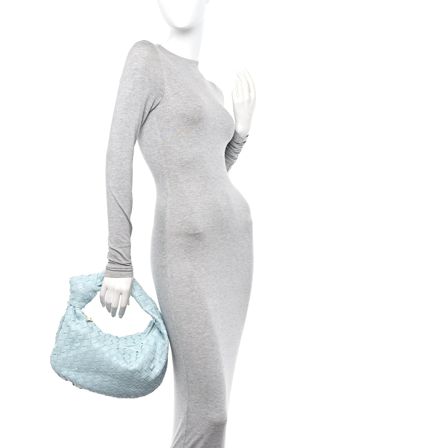 Nappa Intrecciato Mini Jodie Teal Washed
