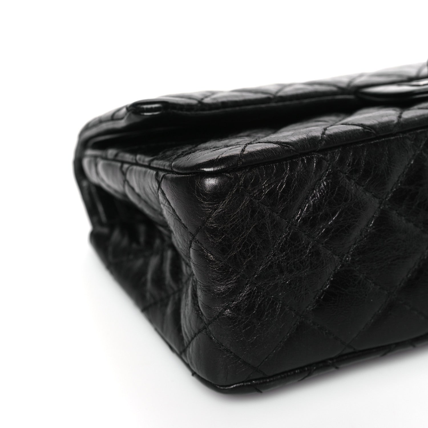 Chanel Aged Calfskin Quilted 2.55 Reissue 225 Flap So Black 8 of 9