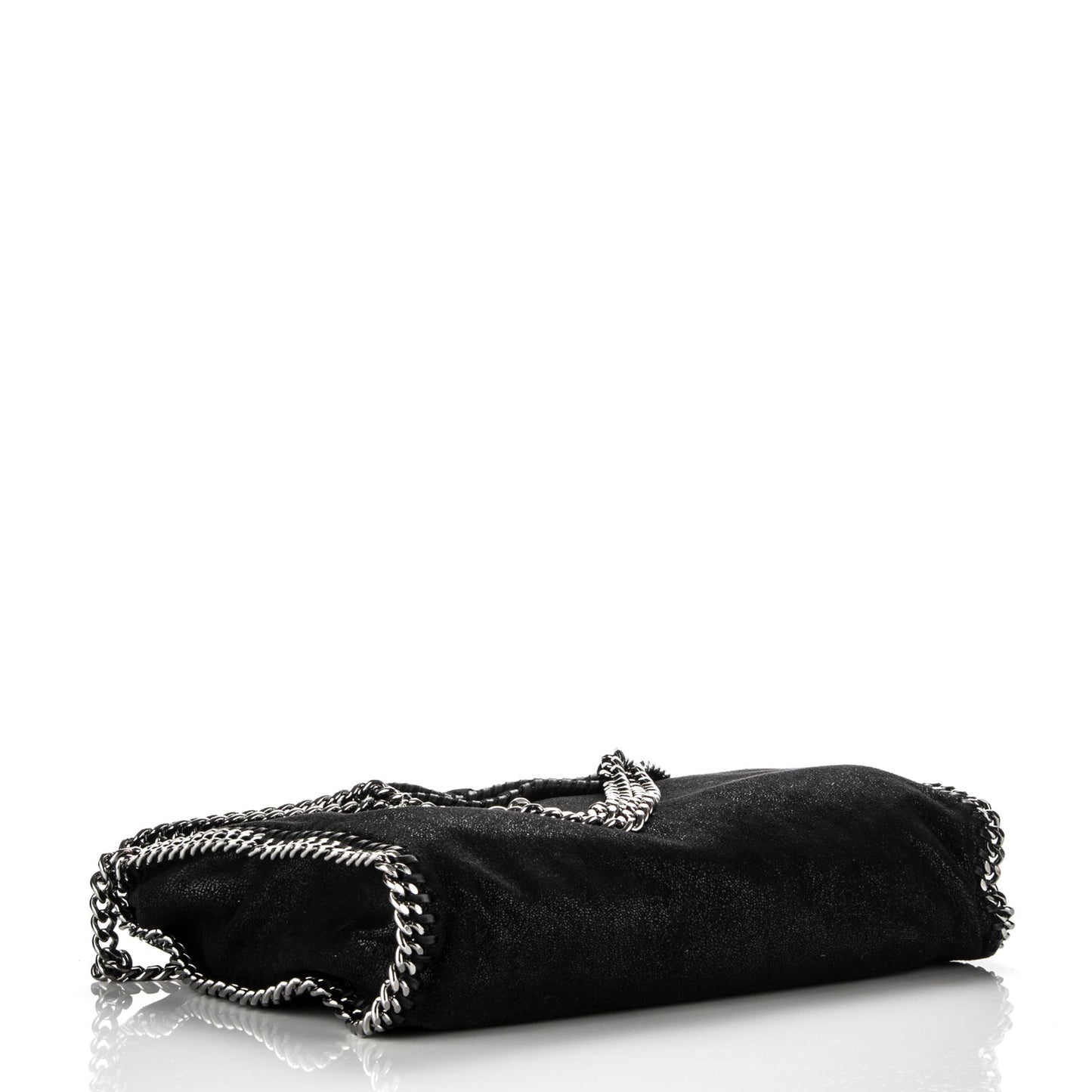 Shaggy Deer Falabella Fold Over Tote Black