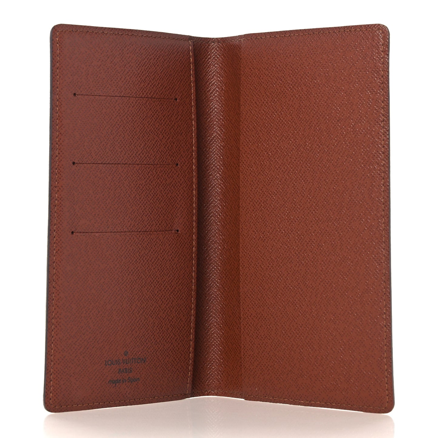 Monogram Checkbook Holder Case Wallet