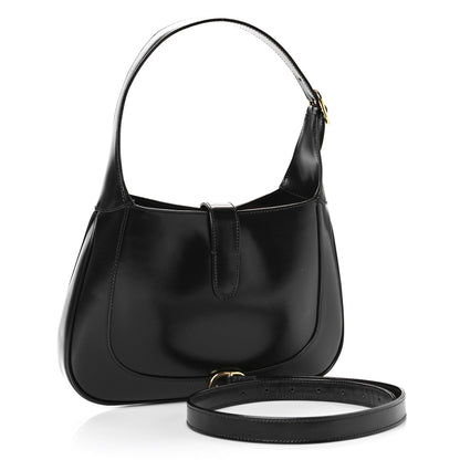 Gucci Boarded Dyana Lux Calfskin Small Jackie 1961 Hobo Black 3 of 10