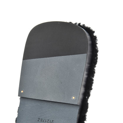 Hermes Woolskin Oran Sandals 40 Black 11 of 13