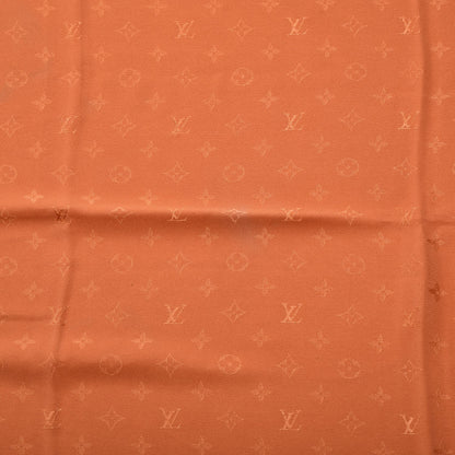 Louis Vuitton Silk Monogram Monaco Scarf Orange 4 of 7