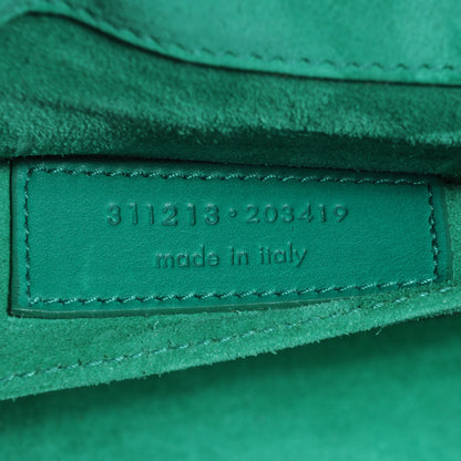 Saint Laurent Leather Classic Y Clutch Green 8 of 8