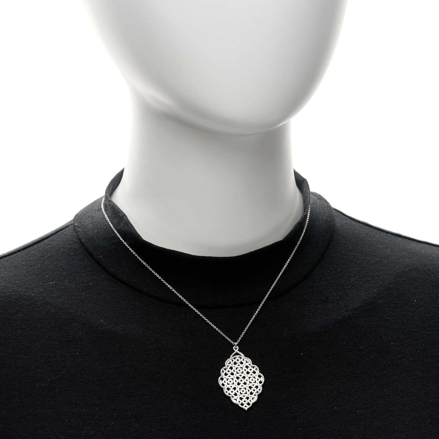 Tiffany Sterling Silver Paloma Picasso Marrakesh Pendant Necklace 2 of 4