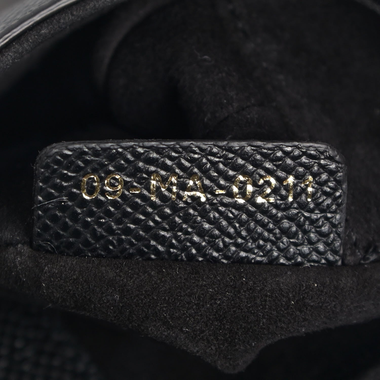 Christian Dior Grained Calfskin Mini Saddle Bag Black 7 of 11