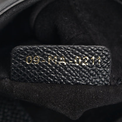 Christian Dior Grained Calfskin Mini Saddle Bag Black 7 of 11