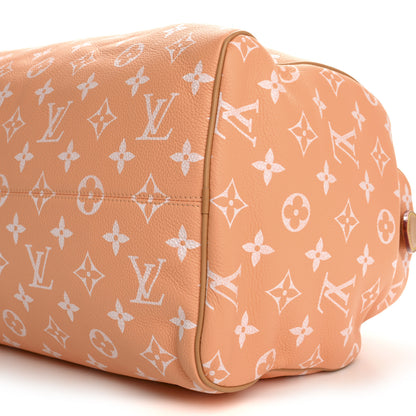 Louis Vuitton Calfskin Monogram Speedy P9 Bandouliere 40 Summer Peach 10 of 10