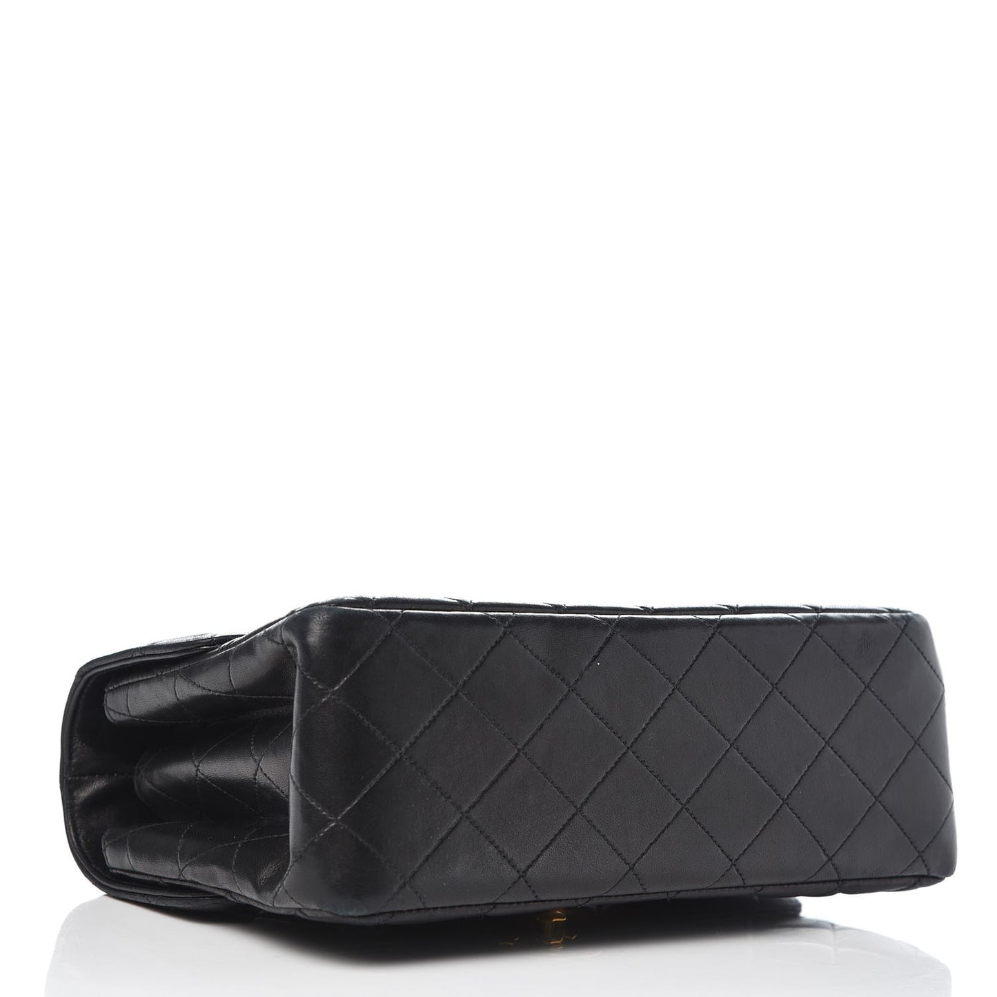 Lambskin Quilted Small Double Sided Flap Black