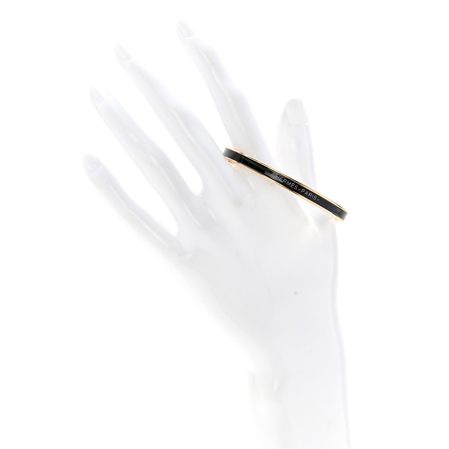 Enamel Uni Bangle 62 Black
