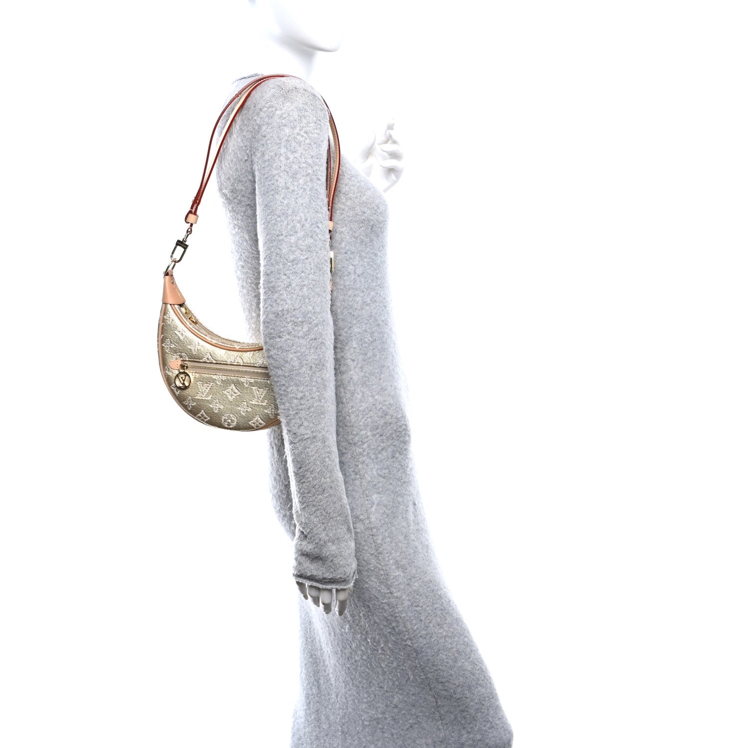 Louis Vuitton Monogram Jacquard Loop Gold 2 of 9
