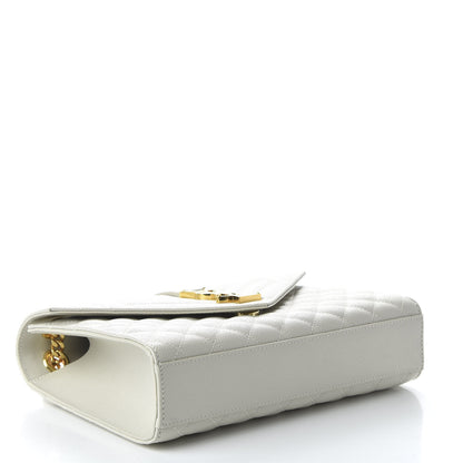 Saint Laurent Grain De Poudre Textured Mixed Matelasse Medium Triquilt Monogram Satchel Porcellana 4 of 10