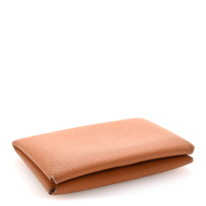 Hermes Epsom Calvi Card Case Gold 4 of 7