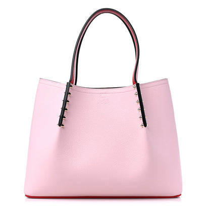 Christian Louboutin Calfskin Spiked Small Cabarock Shopper Tote Poupee 1 of 13