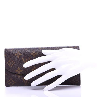 Louis Vuitton Monogram Emilie Wallet Red 2 of 10