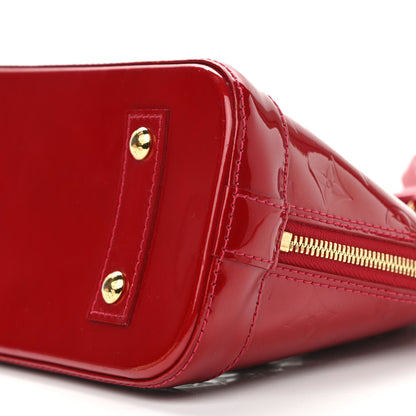 Louis Vuitton Vernis Alma BB Pomme D'Amour 8 of 9