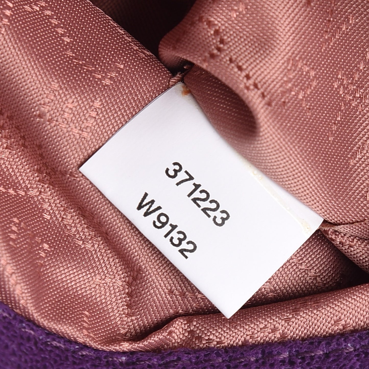 Shaggy Deer Mini Falabella Fold Over Tote Bright Purple