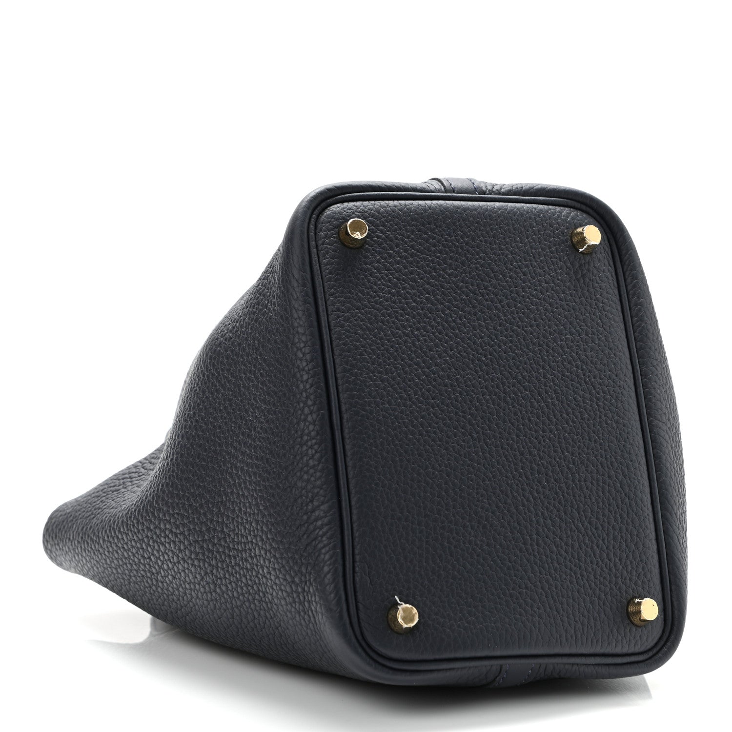 Hermes Taurillon Clemence Picotin Lock 18 PM Bleu Nuit 4 of 11