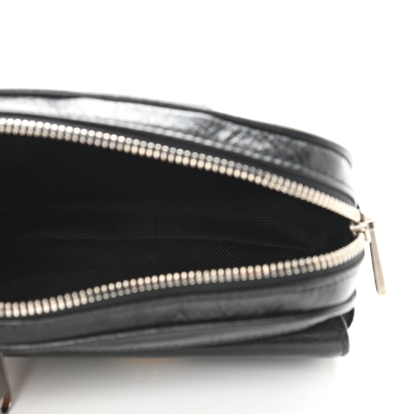 Fluffy Calfskin Mini Morpheus Belt Bag 80 32 Black