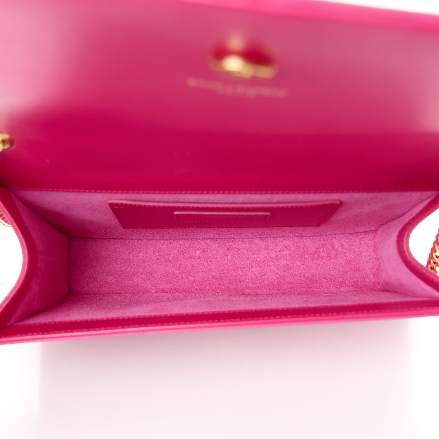 Saint Laurent Smooth Calfskin Medium Classic Monogram Kate Tassel Satchel Fuchsia 5 of 11