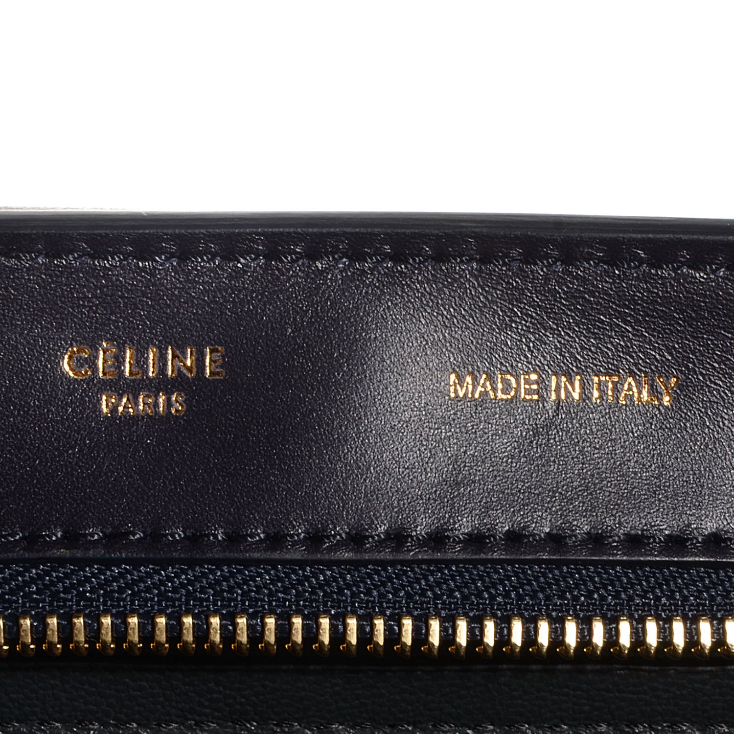 Celine Calfskin Large Tri-Color Trapeze Anthracite 6 of 9