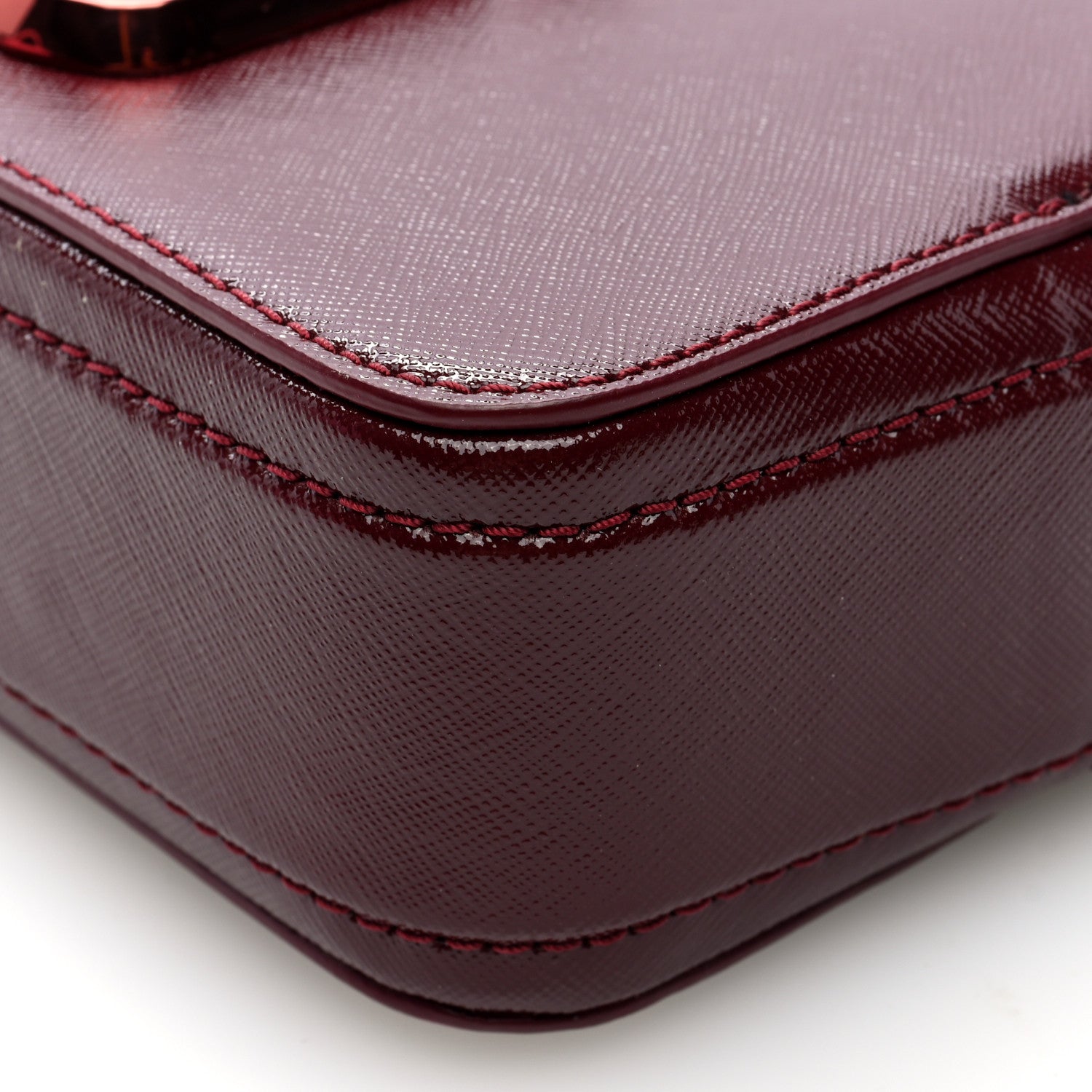 Marc Jacobs Saffiano Snapshot Camera Bag Burgundy 10 of 11