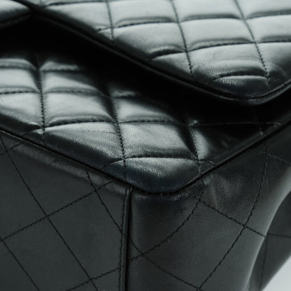 Chanel Lambskin Quilted Maxi Double Flap Black 10 of 10