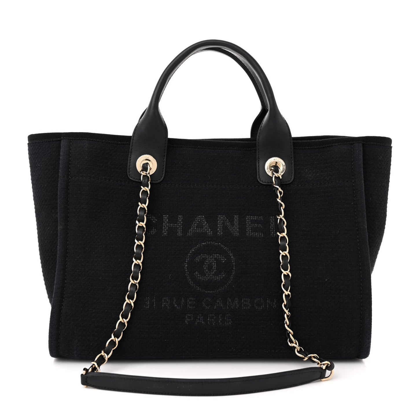 Mixed Fibers Small Deauville Tote Navy
