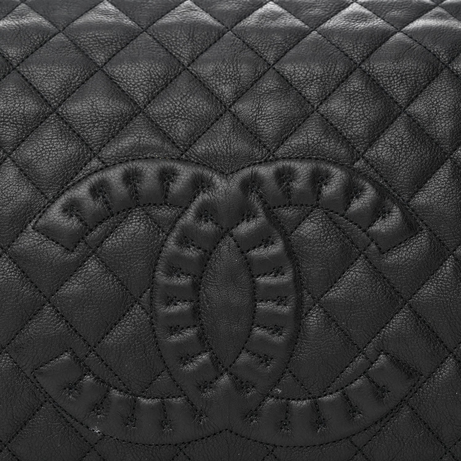 Chanel Calfskin Quilted Large Istanbul Flap Black 8 of 13