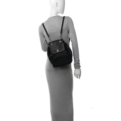 Chanel Caviar Quilted Business Affinity Backpack Black 2 of 14