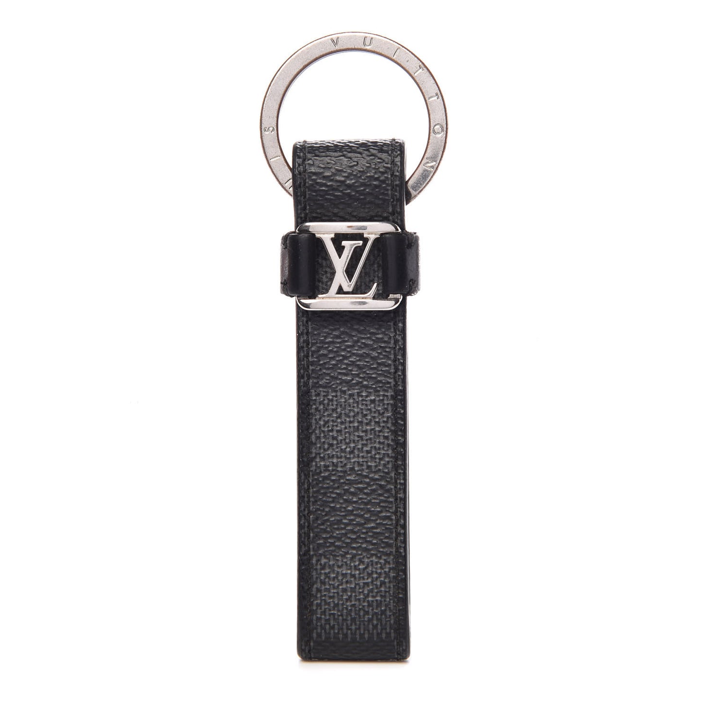 Damier Graphite LV Dragonne Key Holder
