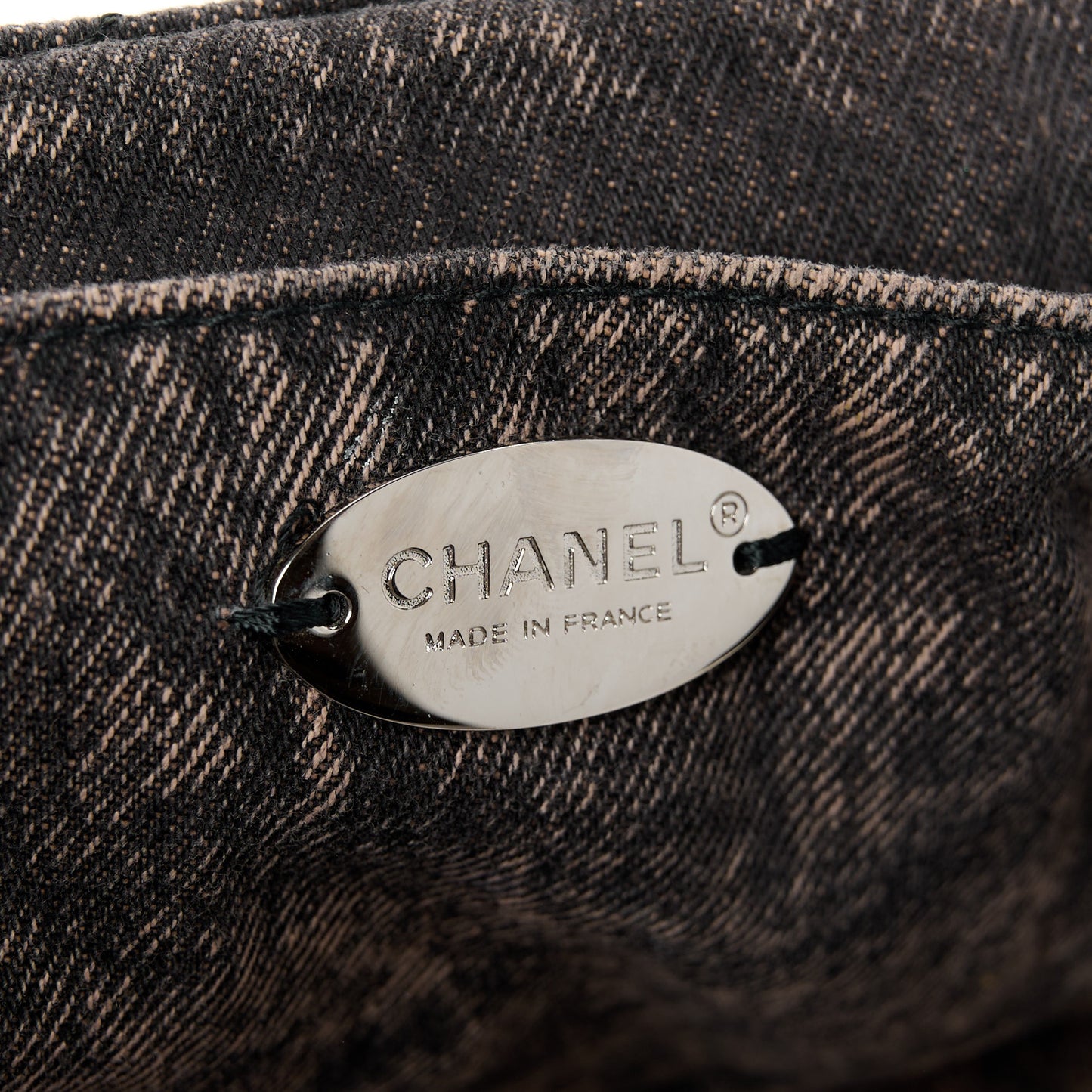 Denim Quilted Denimpression Flap Rose Clair