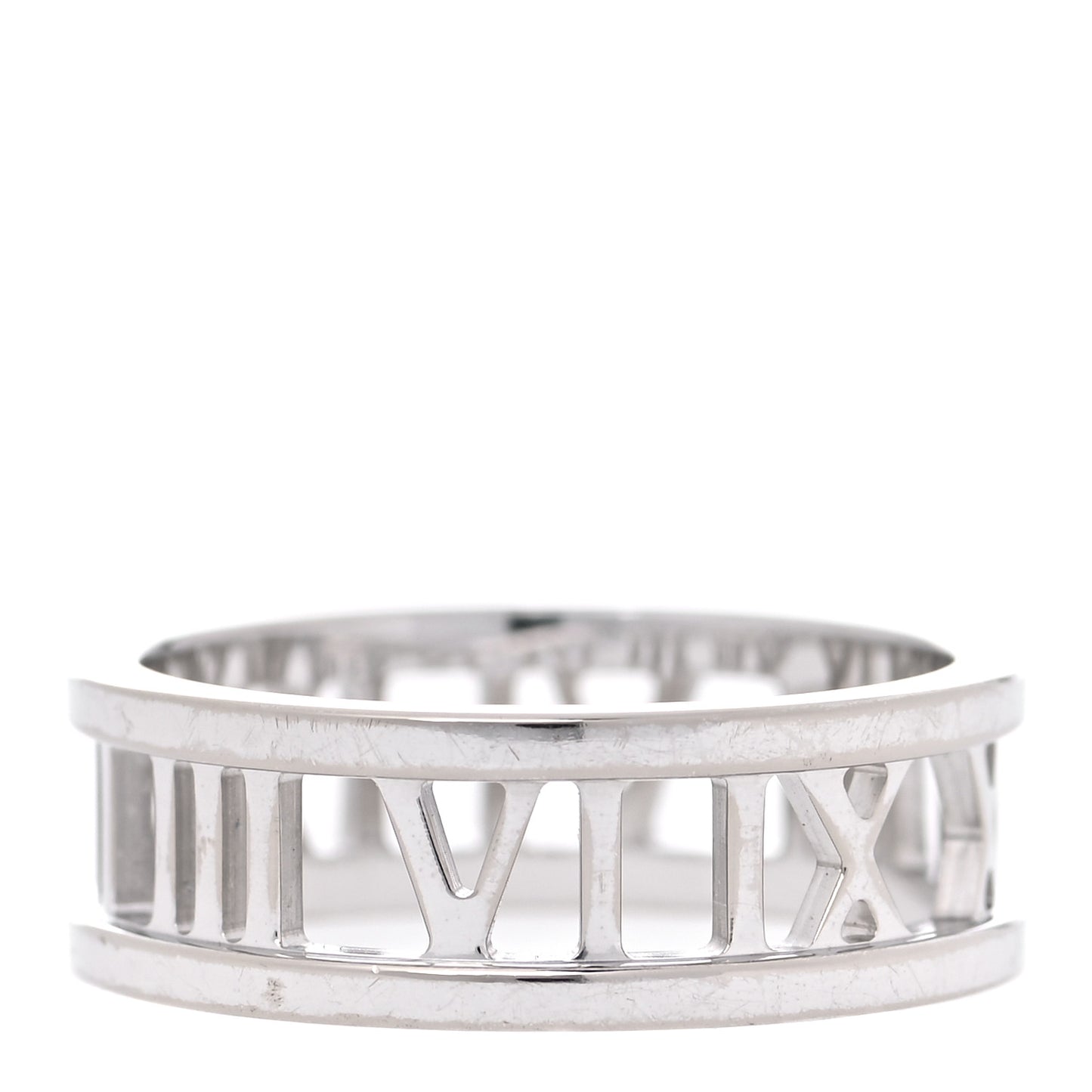 18K White Gold Atlas Open Ring 55 7.25