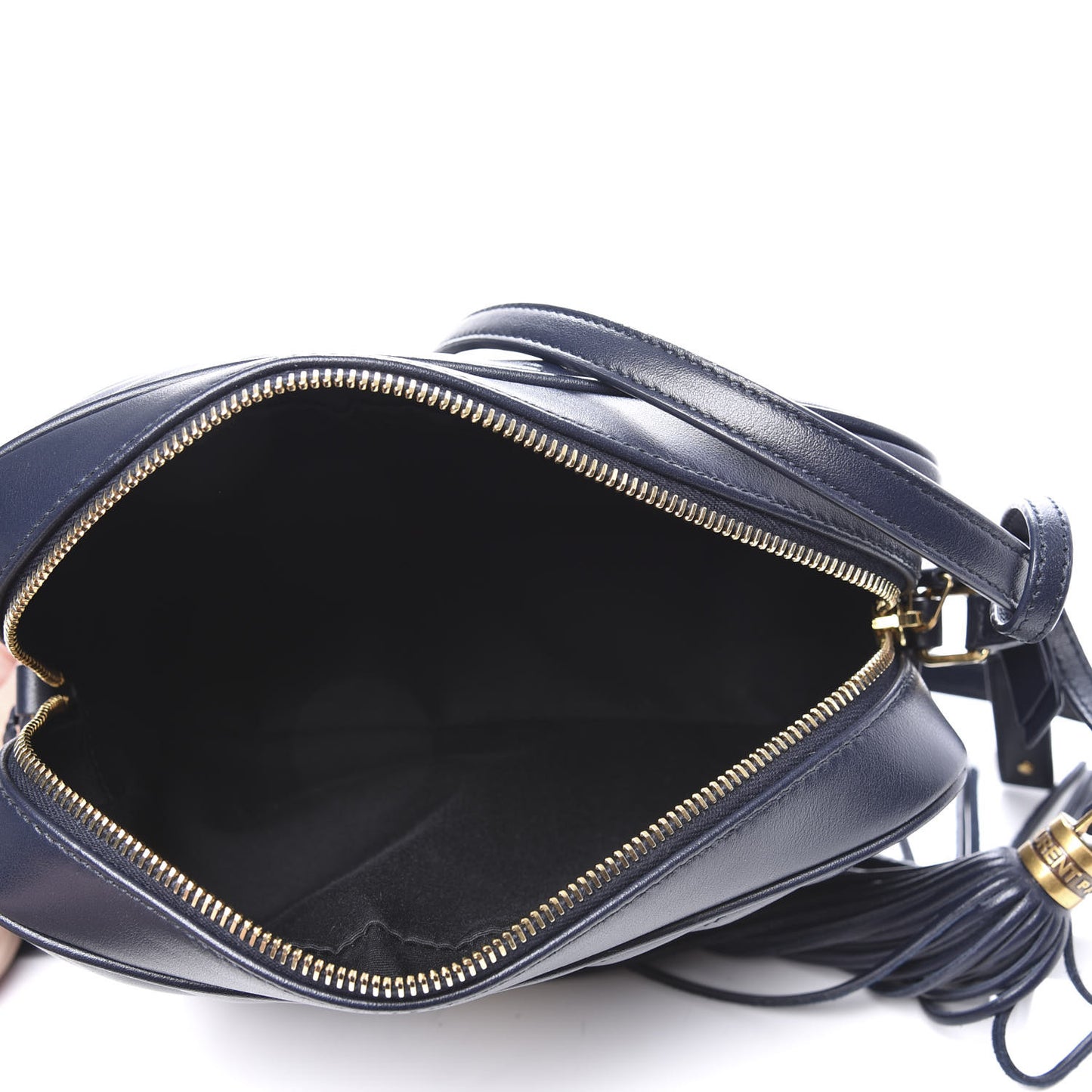 Calfskin Matelasse Monogram Lou Camera Bag Navy