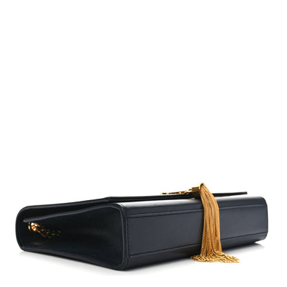 Saint Laurent Smooth Calfskin Medium Classic Monogram Kate Tassel Satchel Black 4 of 9