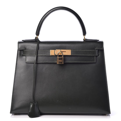 Hermes Box Kelly Sellier 28 Vert Fonce 1 of 49