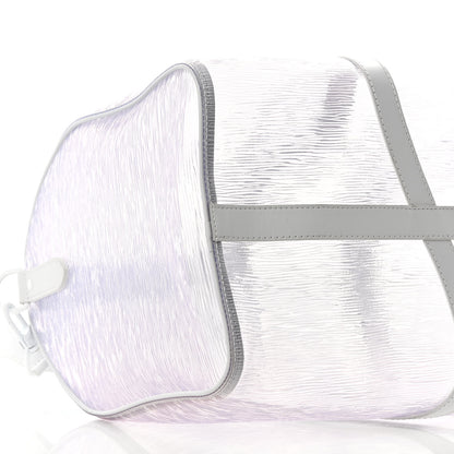 Louis Vuitton PVC Epi Embossed Wavy Keepall Bandouliere 50 White 8 of 12