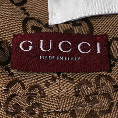 Gucci Canvas Monogram Reversible Bucket Hat L Black Beige 13 of 15