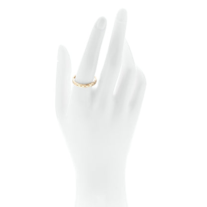 Chanel 18K Yellow Gold Mini Coco Crush Ring 59 8.75 2 of 5