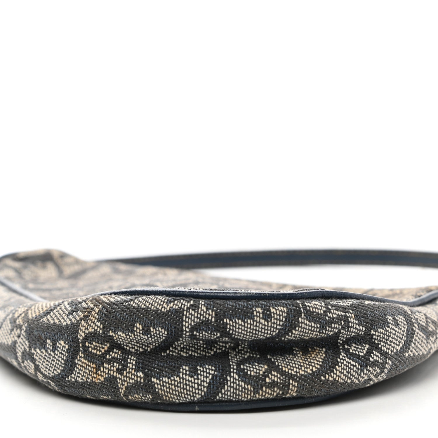 Christian Dior Monogram Mini Saddle Pochette Navy 10 of 12