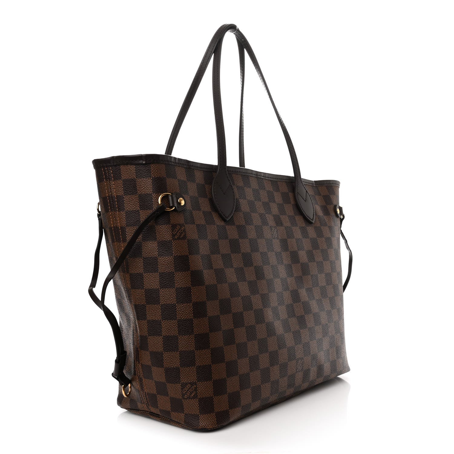 Louis Vuitton Damier Ebene Neo Neverfull MM Rose Ballerine 3 of 12