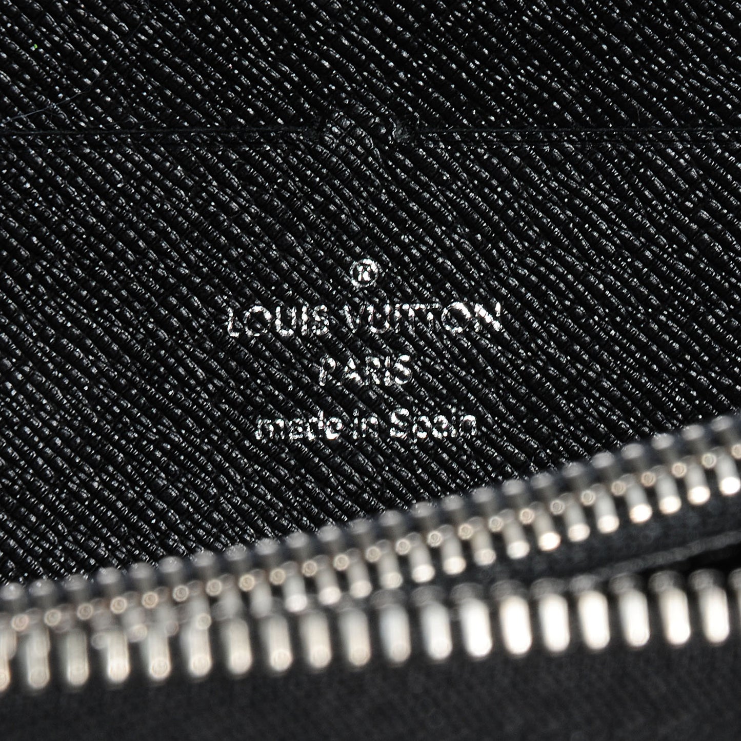 Epi Leather Zippy Wallet Black