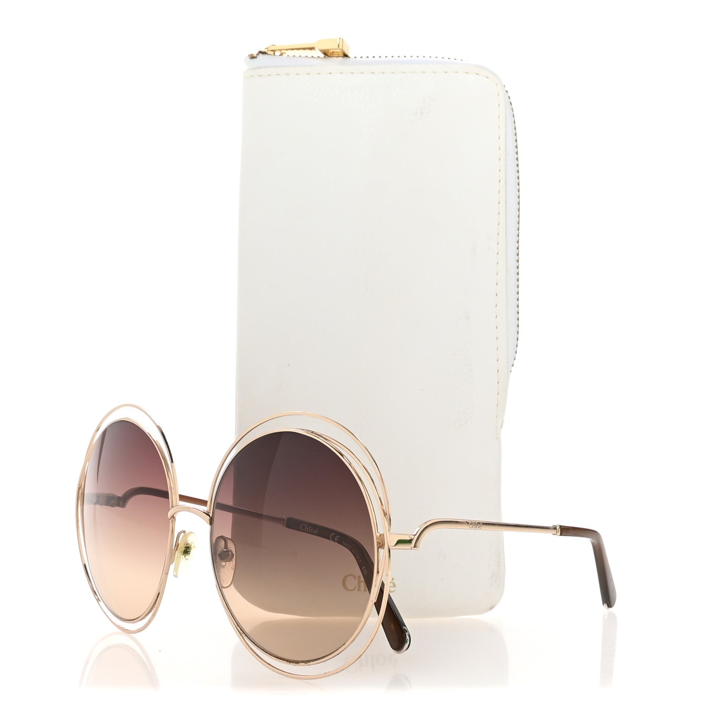 Oversized Round Carlina Oversized Round Sunglasses CE114ST Gold
