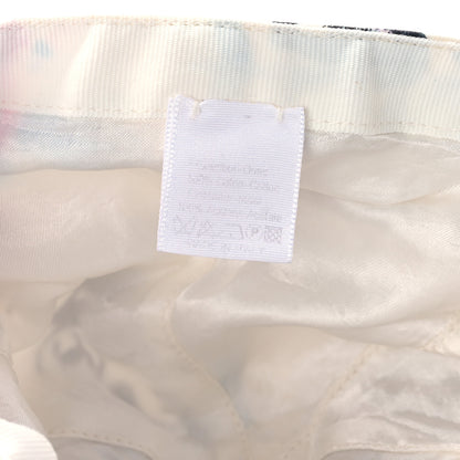 Chanel Canvas Printed Graffiti CC Cap Hat M Ivory Multicolor 9 of 9