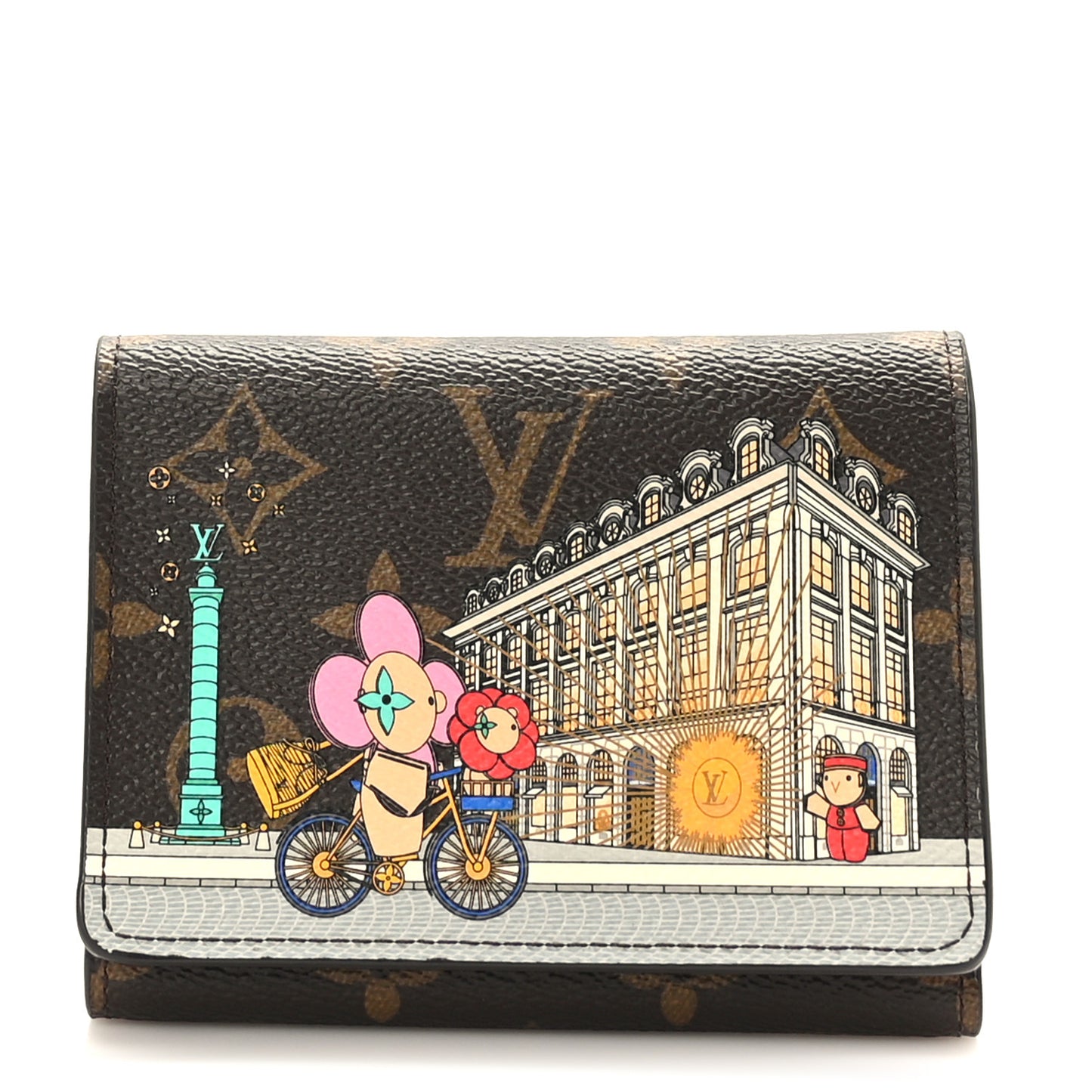 Monogram 2022 Christmas Animation Paris Victorine Wallet Pink