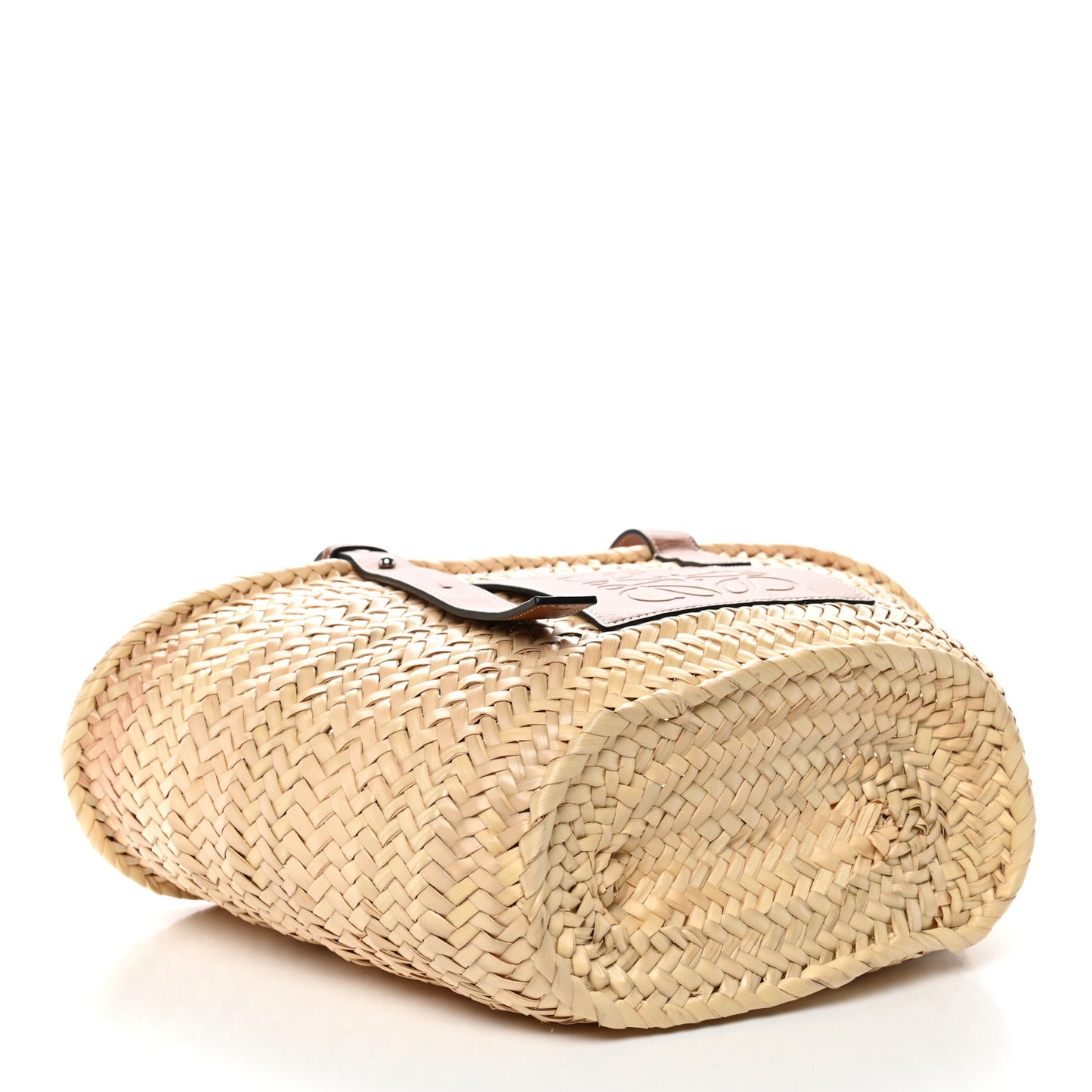 Raffia Basket Tote Bag Natural Tan