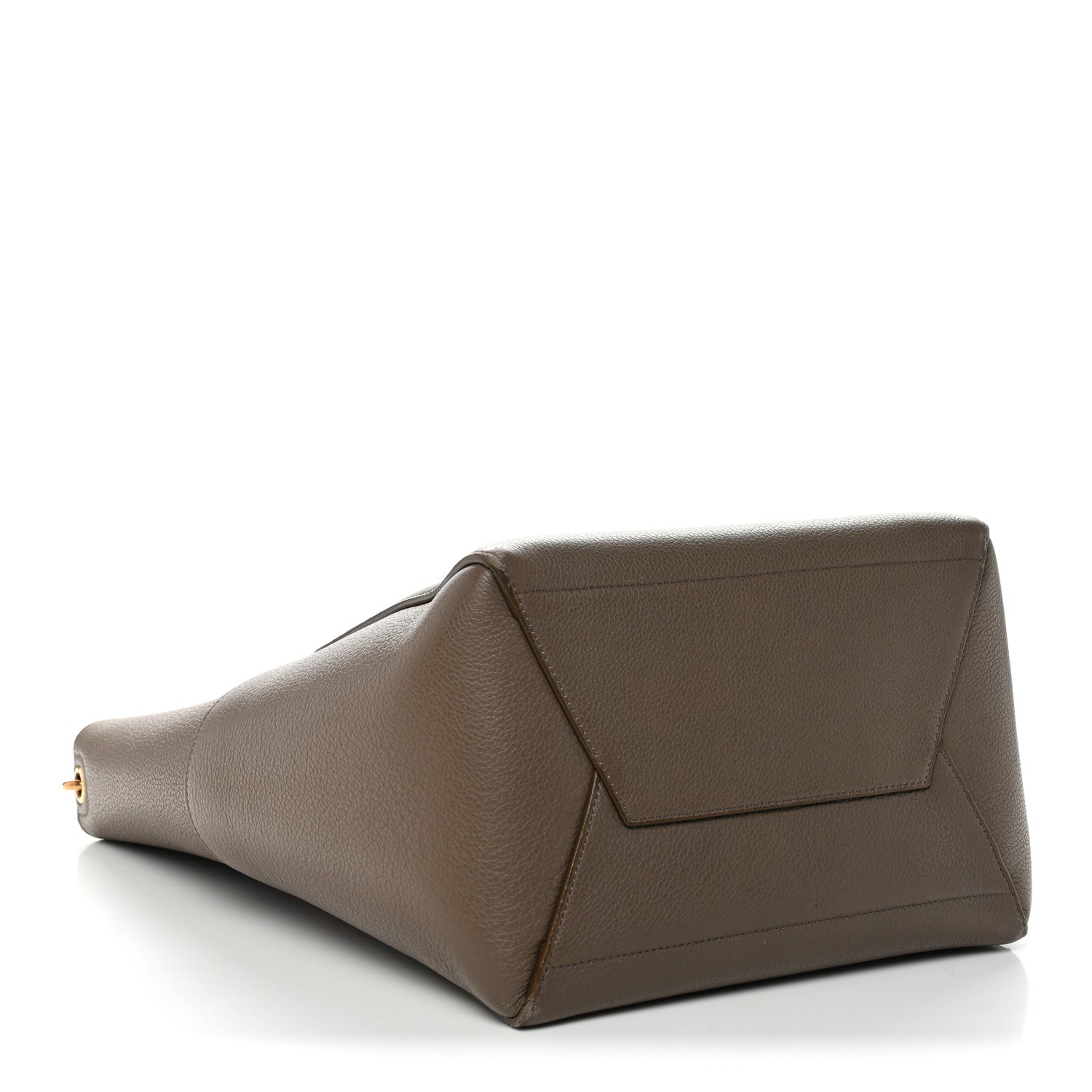 Celine Soft Grained Calfskin Sangle Bucket Bag Taupe 4 of 14