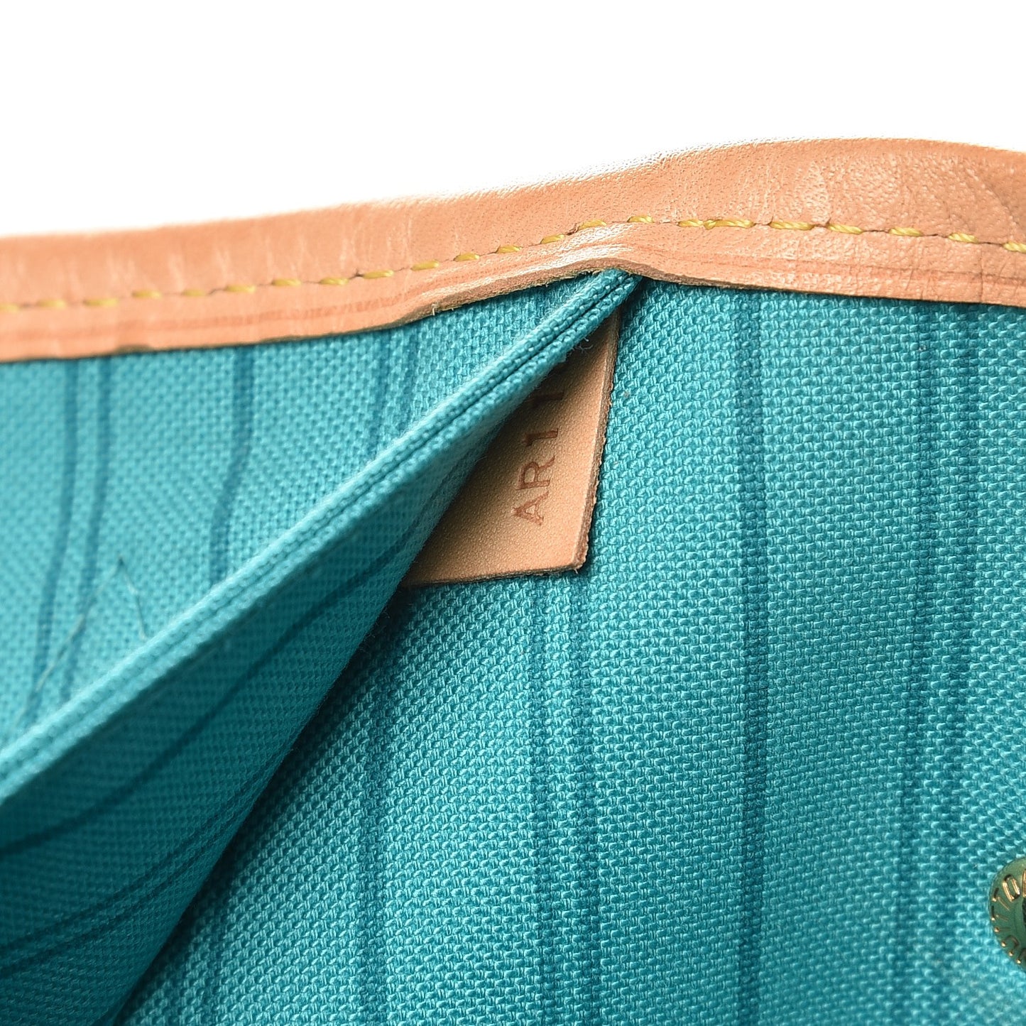 Monogram V Neverfull MM Turquoise